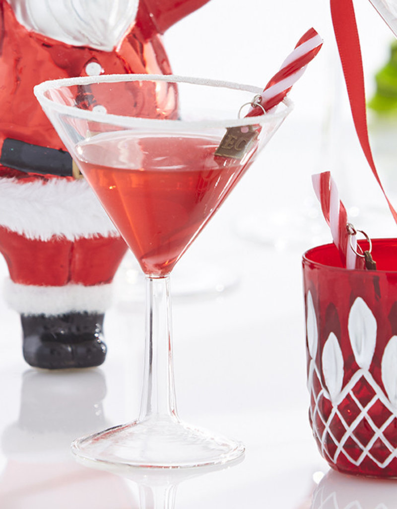 christmas cocktail ornament