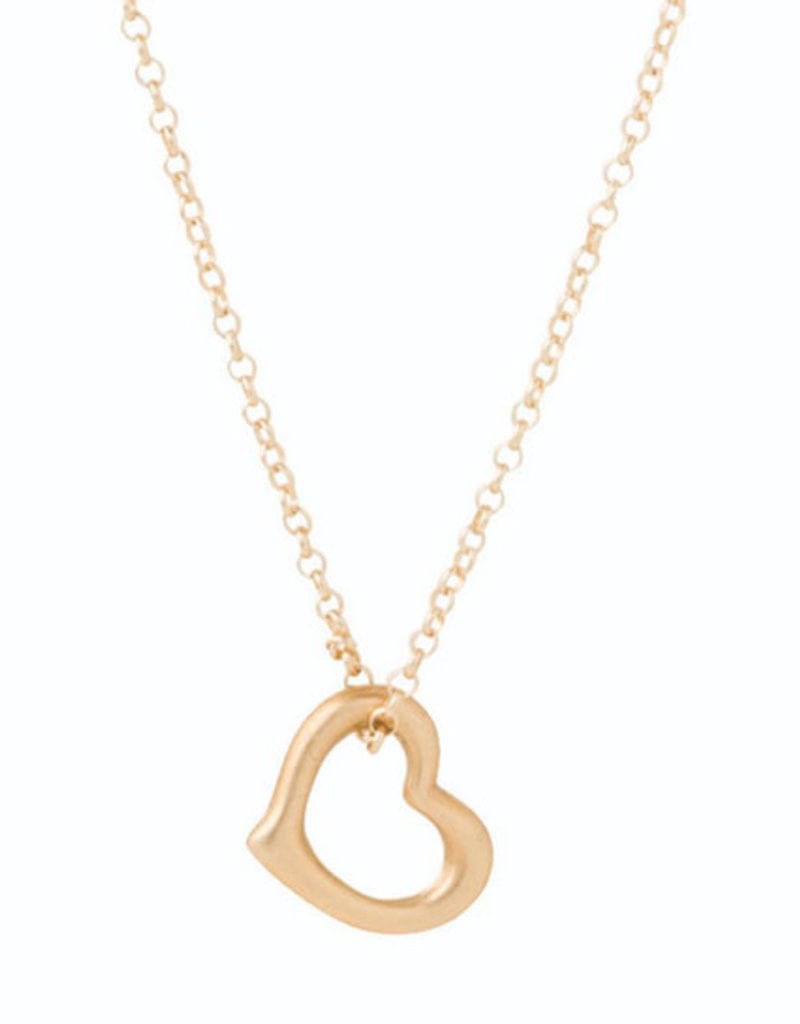 ENEWTON 16" NECKLACE GOLD- LOVE GOLD CHARM