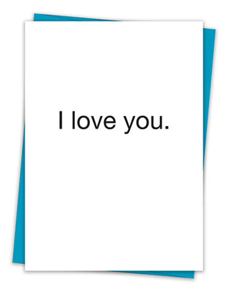I LOVE YOU CARD