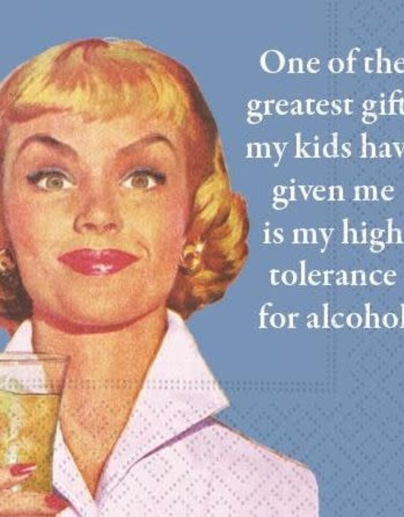 beverage napkin-greatest gift from kids
