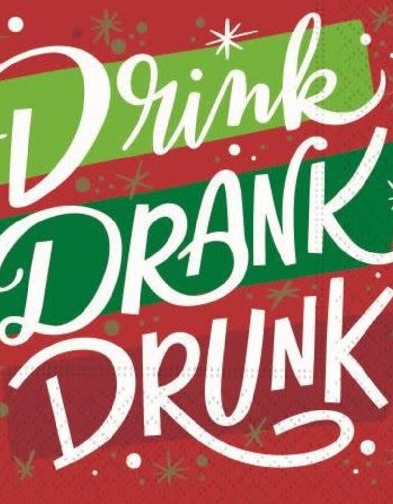 beverage napkin- drink drank drunk