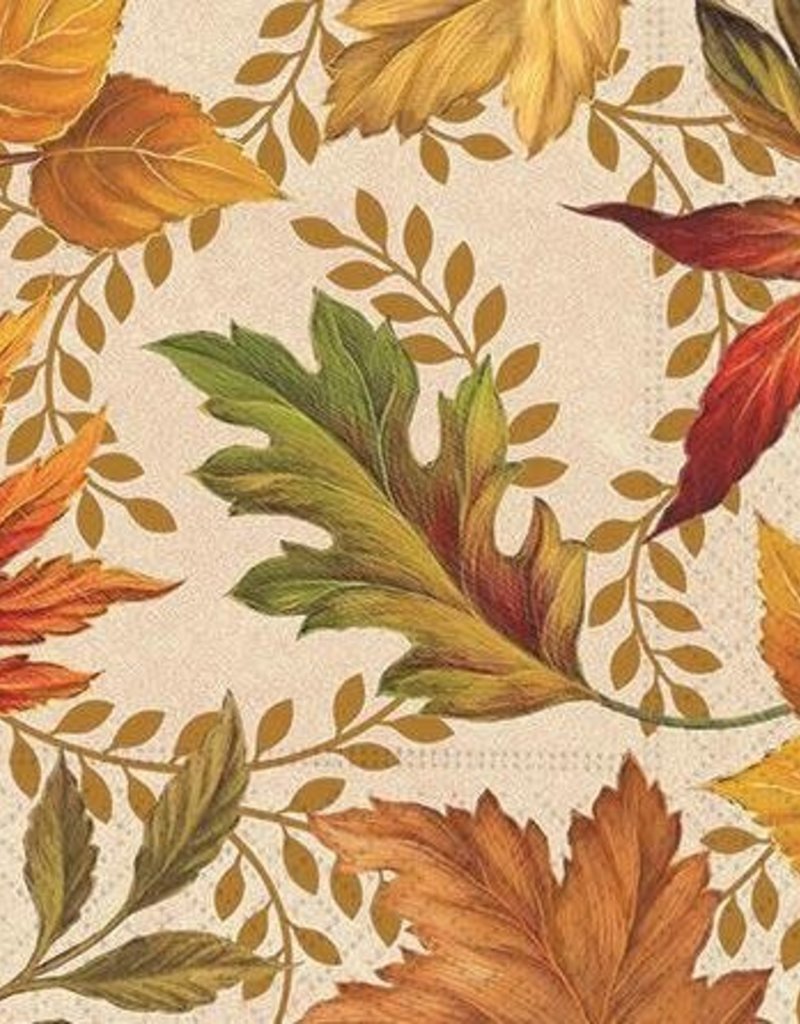 beverage napkin- autumn elegance