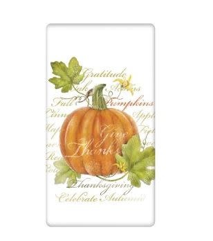 PUMPKIN BOTANICAL BAGGED TOWEL PUMPKIN BOTANICAL BAGGED TOWEL