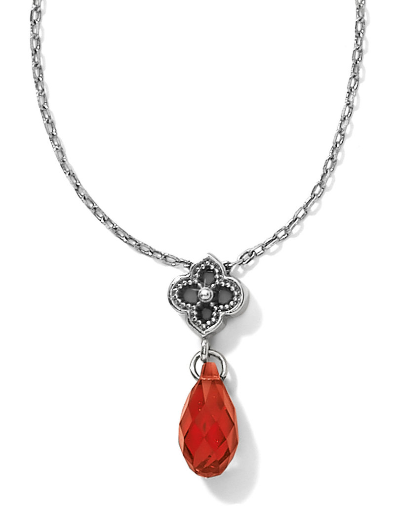 BRIGHTON TOLEDO ALTO BRIOLETTE NECKLACE-SCARLET