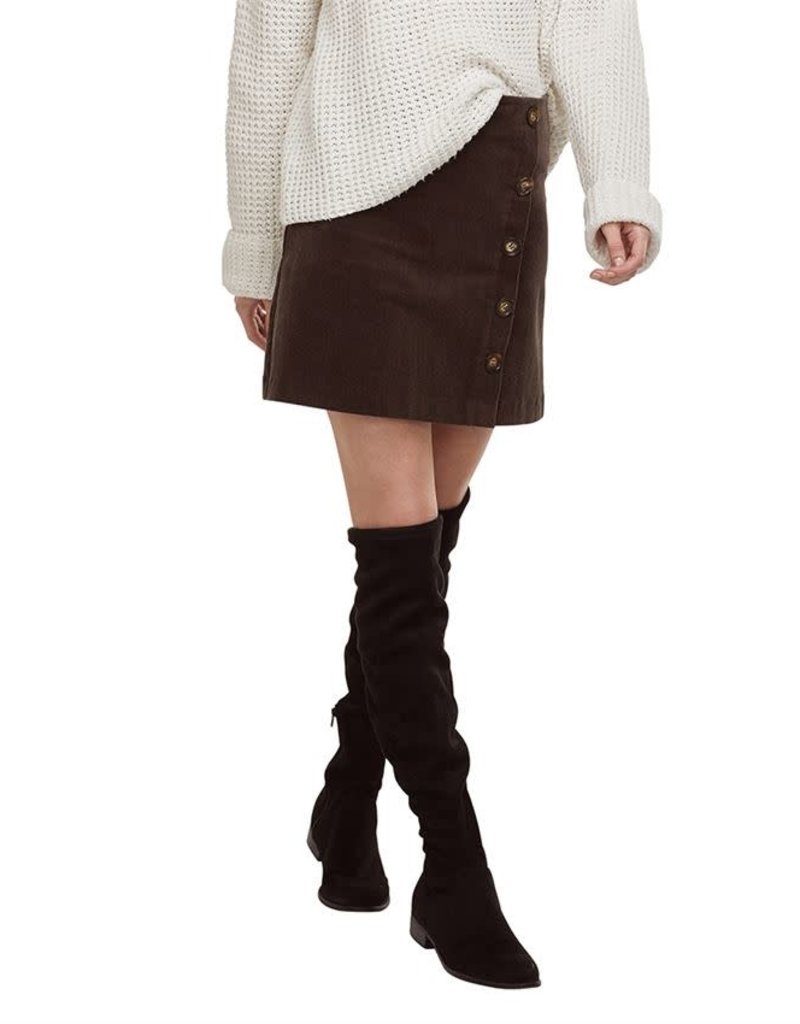 MUD PIE ASHER CORDUROY SKIRT
