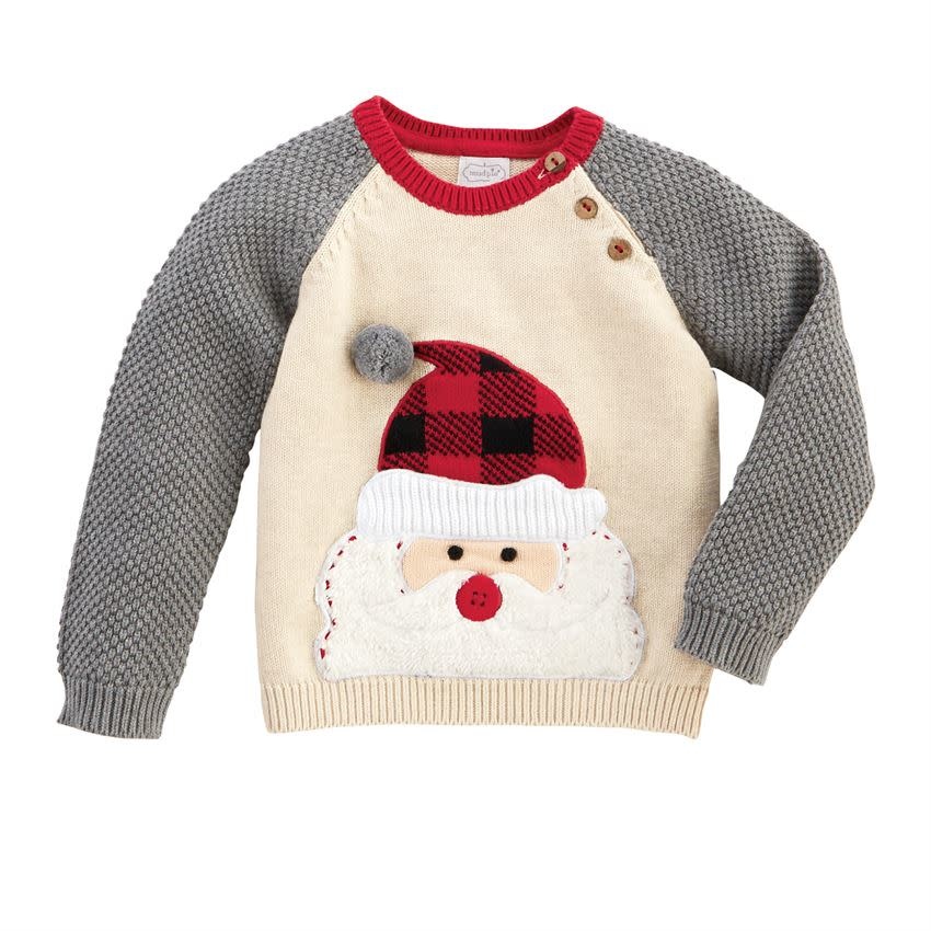 MUD PIE ALPINE SANTA SWEATER MUD PIE ALPINE SANTA SWEATER