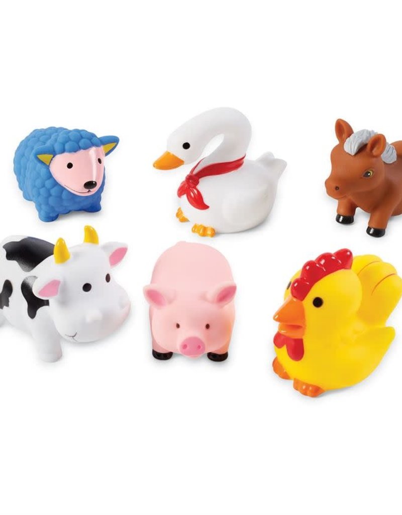MUD PIE FARM ANIMAL RUBBER BATH TOYS