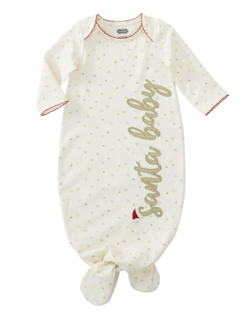 MUD PIE Santa Baby Sleep Gown 0-3 months