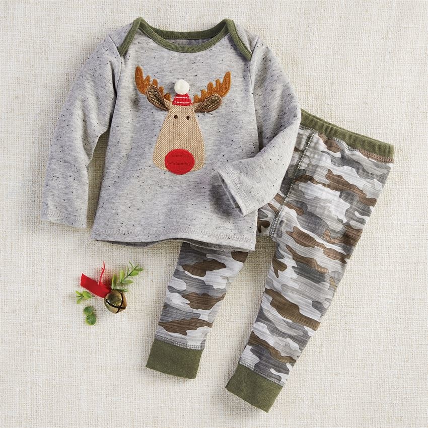 MUD PIE CAMO MOOSE 2-PIECE SET MUD PIE CAMO MOOSE 2-PIECE SET