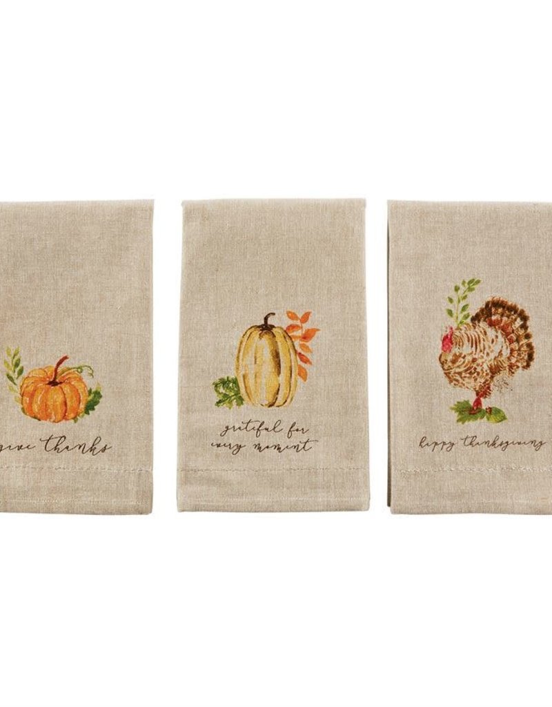 MUD PIE GATHER OATMEAL TOWELS