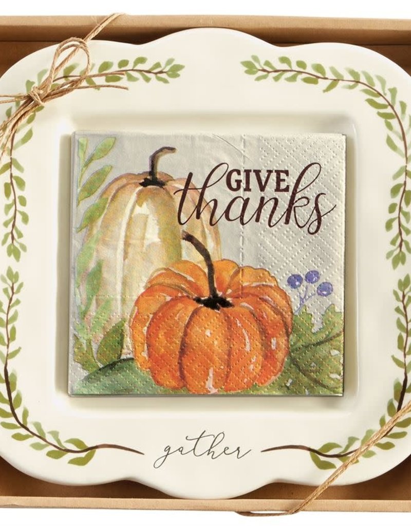 MUD PIE GATHER PUMPKIN CHEESE SET