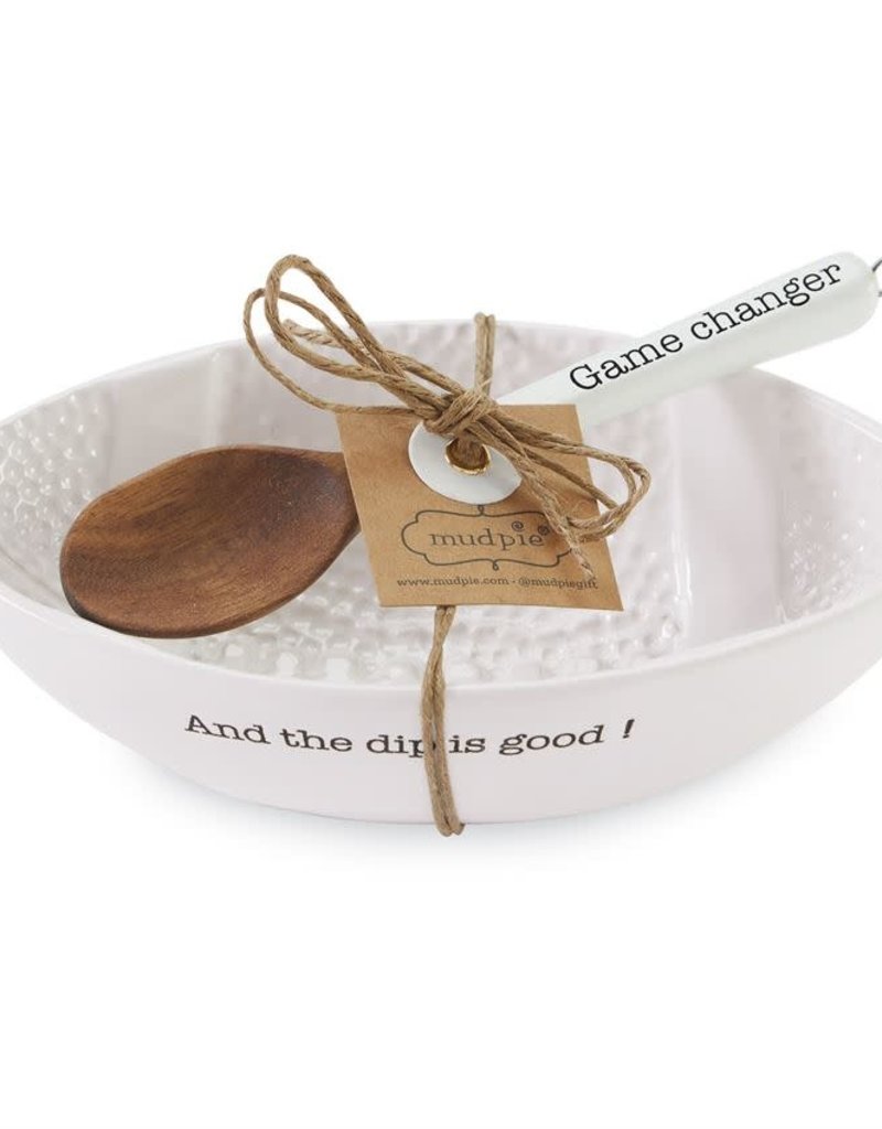 MUD PIE FOOTBALL DIP BOWLS