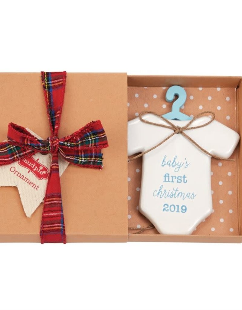 MUD PIE 2019 ONESIE ORNAMENTS