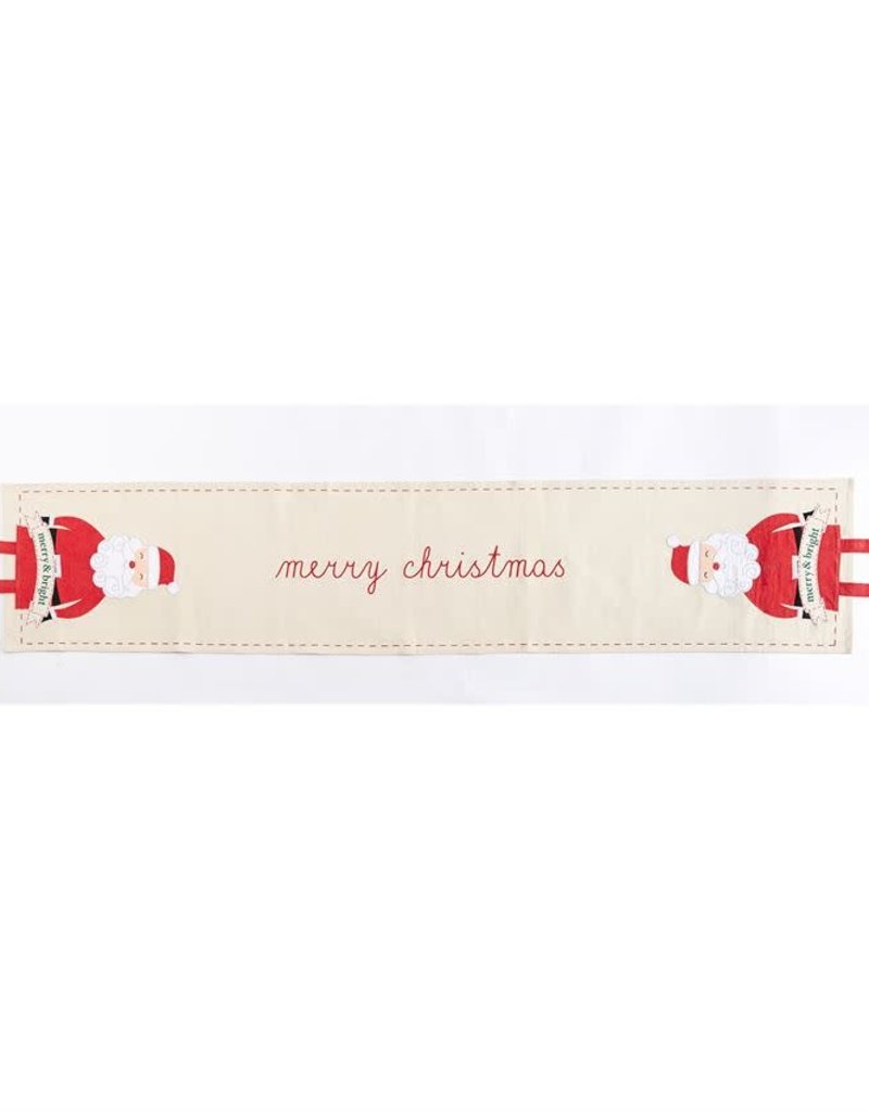 MUD PIE CHRISTMAS DANGLE LEG RUNNER