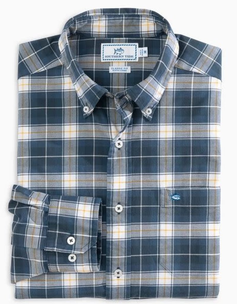 SOUTHERN TIDE oxford plaid sportshirt