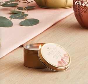 THYMES HEIRLUM PUMPKIN TRAVEL TIN CANDLE THYMES HEIRLUM PUMPKIN TRAVEL TIN CANDLE