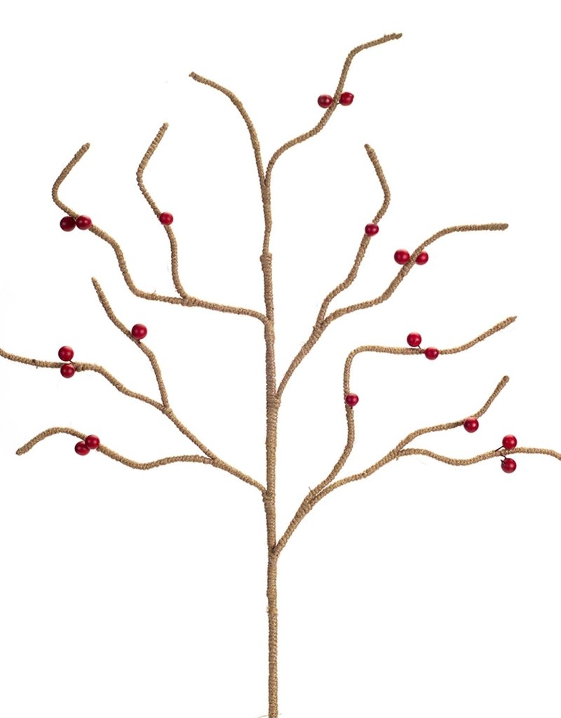 JUTE BRANCH W/BERRIES