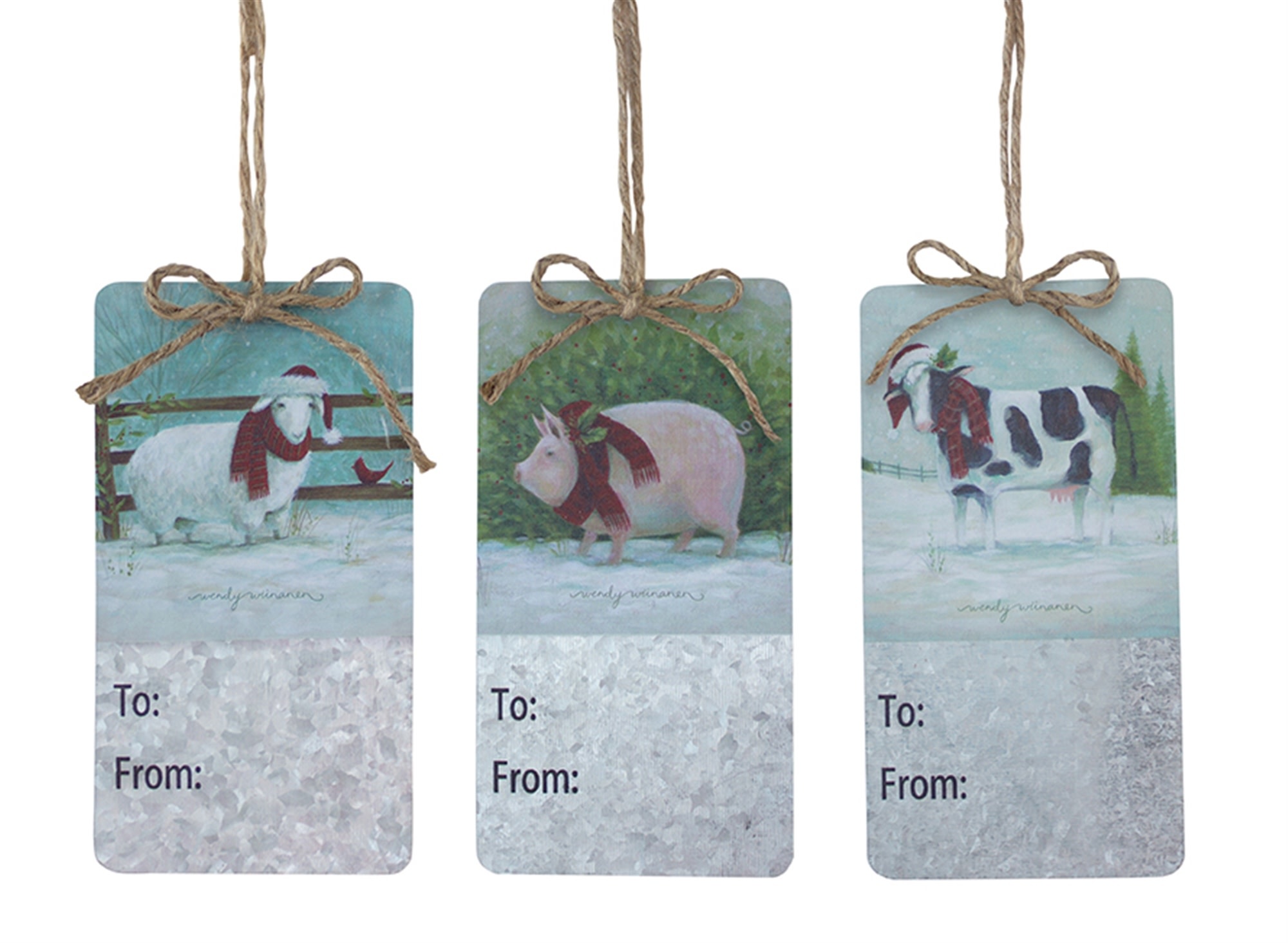 FARM ANIMAL TAG/ORNAMENT FARM ANIMAL TAG/ORNAMENT