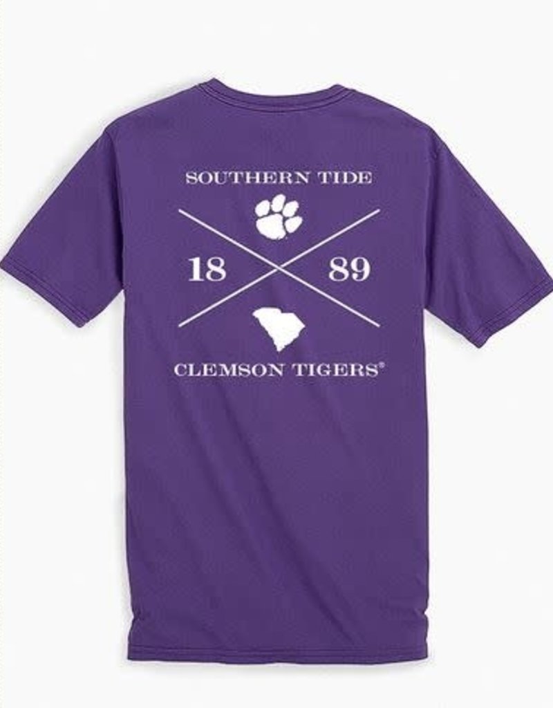 SOUTHERN TIDE SS COLLEGE CROSS T-SHIRT