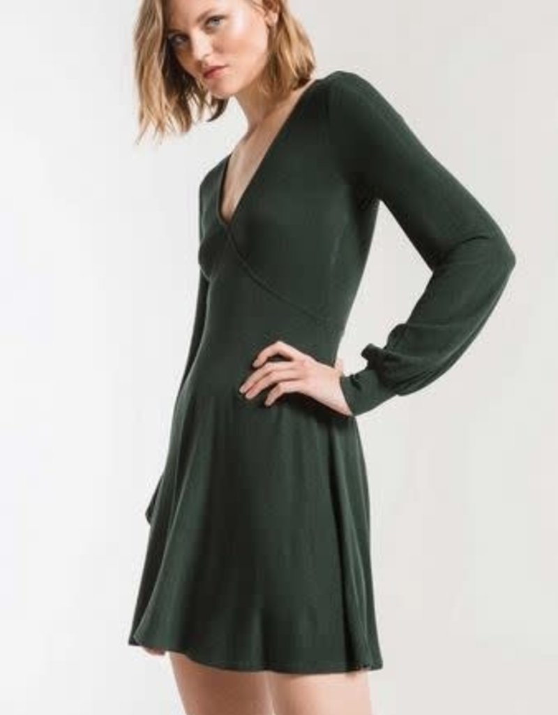 Z SUPPLY THE MICRO RIB L/S DRESS