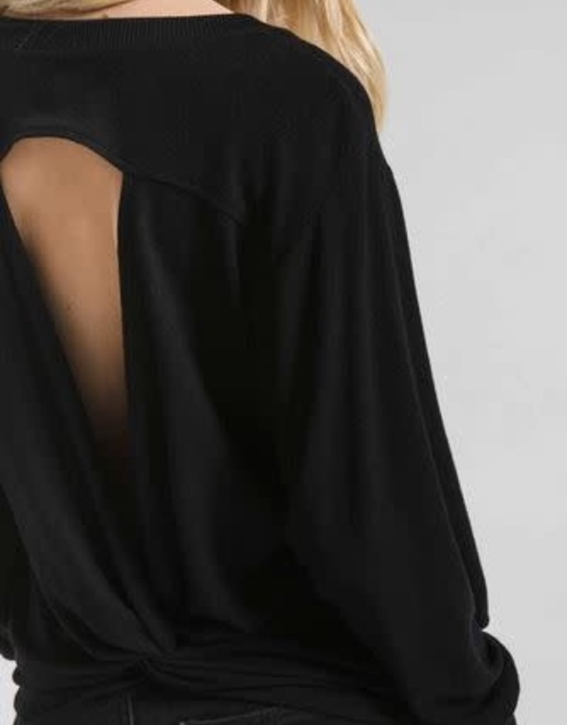 Z SUPPLY the marled twist back top