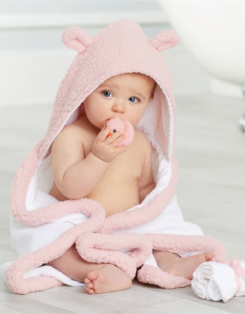 MUD PIE PINK BABY BATH TIME SET