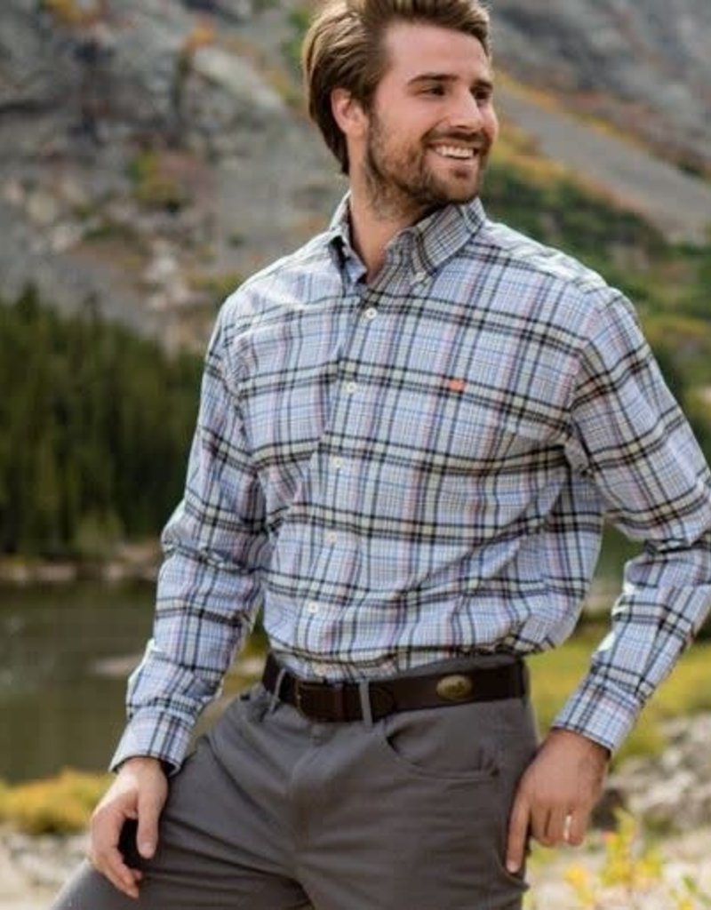 SOUTHERN MARSH Hays performance check sport shirt