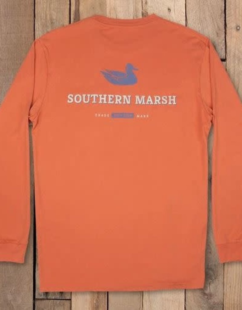 SOUTHERN MARSH long sleeve trademark duck tee