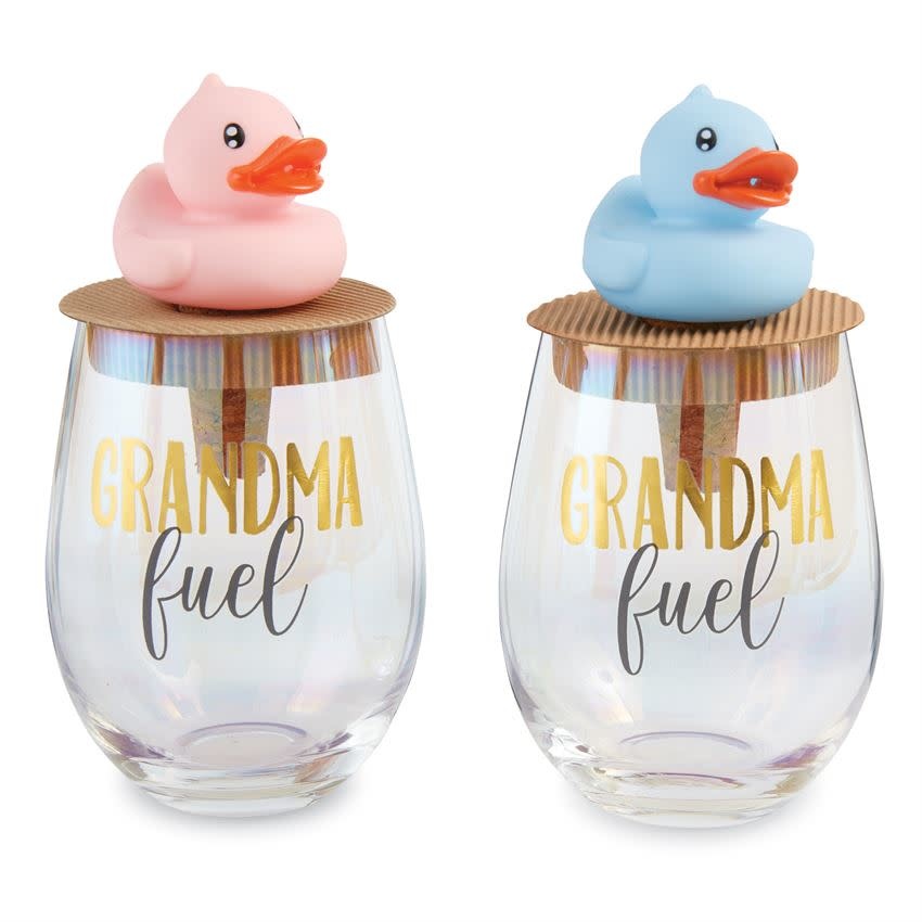 MUD PIE grandma fuel wine glass MUD PIE grandma fuel wine glass