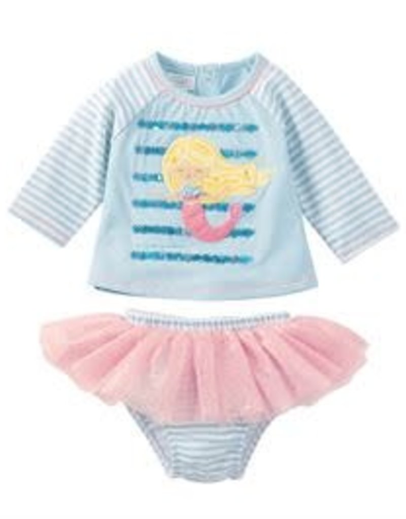 MUD PIE Mermaid Rash Guard Set