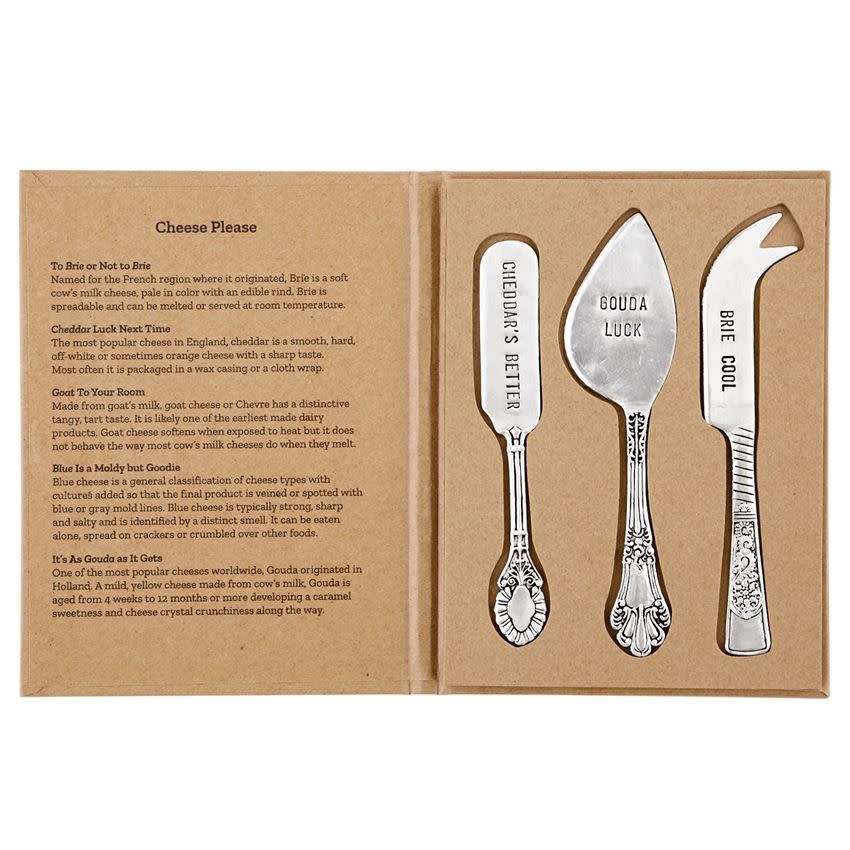 MUD PIE boxed cheese knife set MUD PIE boxed cheese knife set