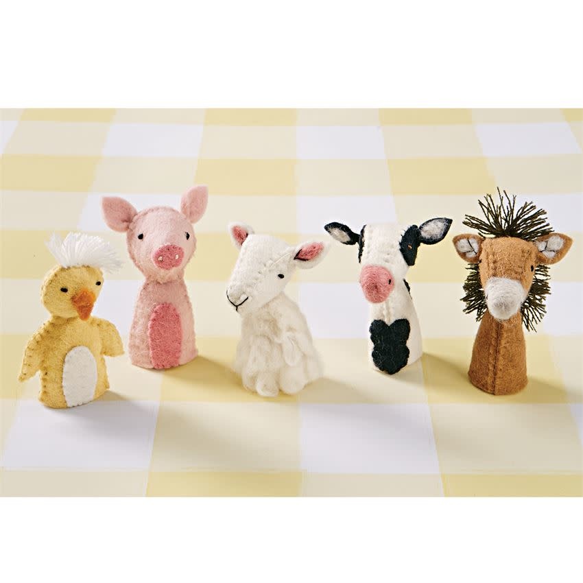 MUD PIE Barnyard Finger Puppet Set MUD PIE Barnyard Finger Puppet Set