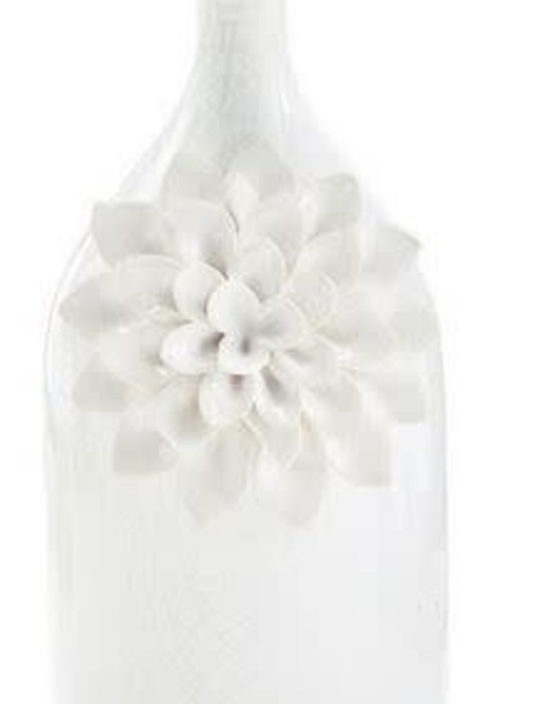 MUD PIE STONEWARE MUM & ROSE VASES
