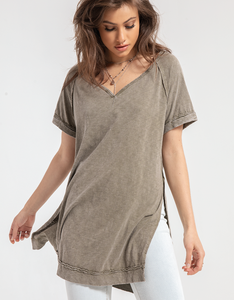 WHITE CROW MACON TUNIC- OLIVE
