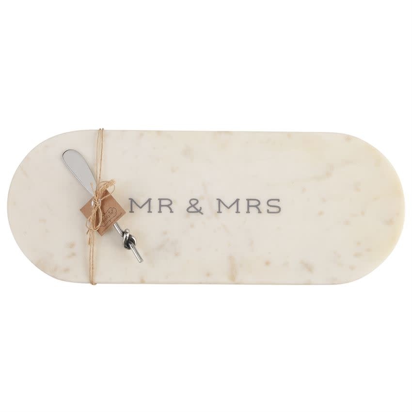 MUD PIE MR AND MRS MARBLE BOARD SET MUD PIE MR AND MRS MARBLE BOARD SET