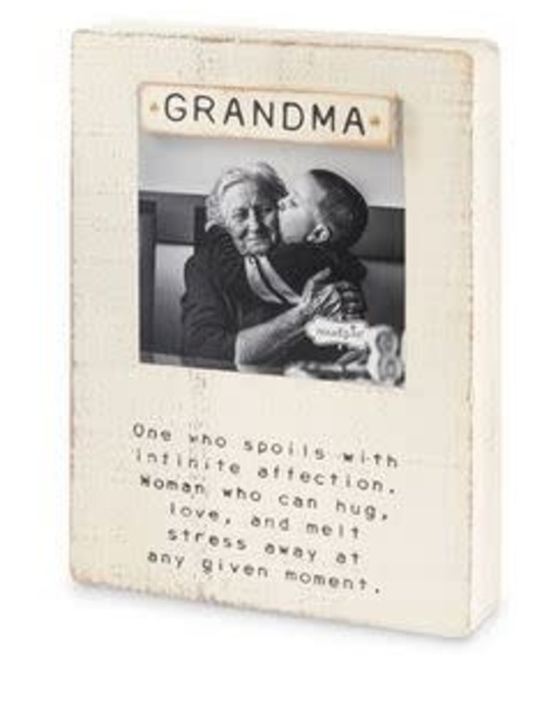 MUD PIE GRANDPARENT MAGNET BLOCK FRAME SET