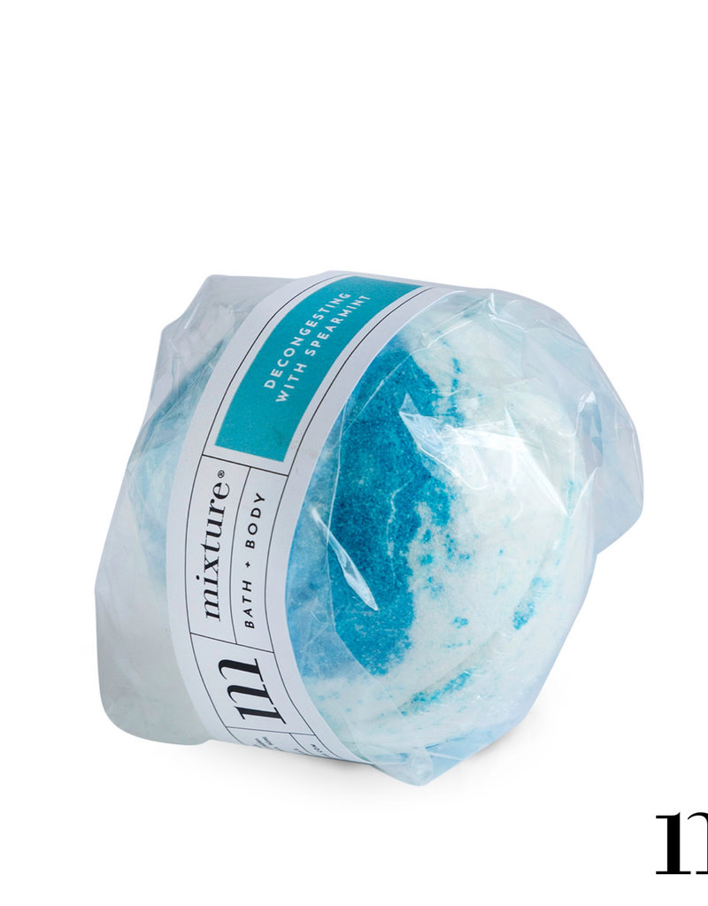 MIXTURE AROMATHERAPY BATH BOMB-DECONGESTING WITH SPEARMINT