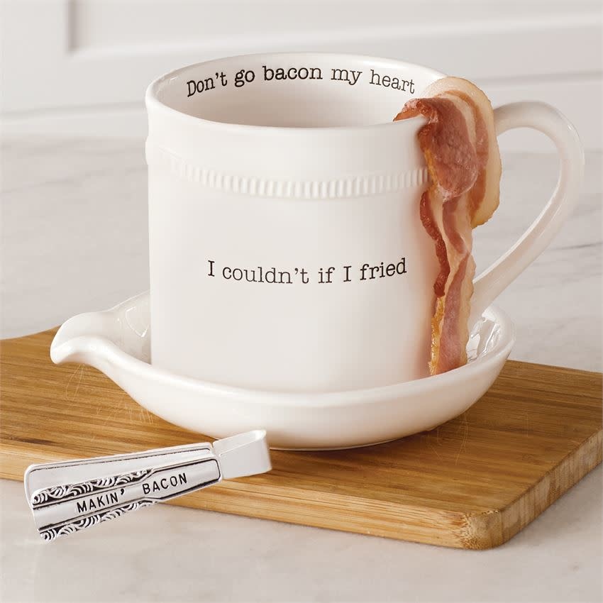 MUD PIE BACON COOKER SET MUD PIE BACON COOKER SET