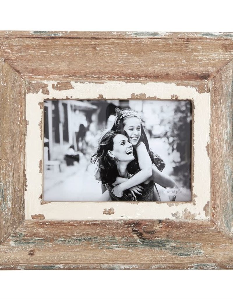 MUD PIE MEDIUM WOOD WEATHERED FRAME
