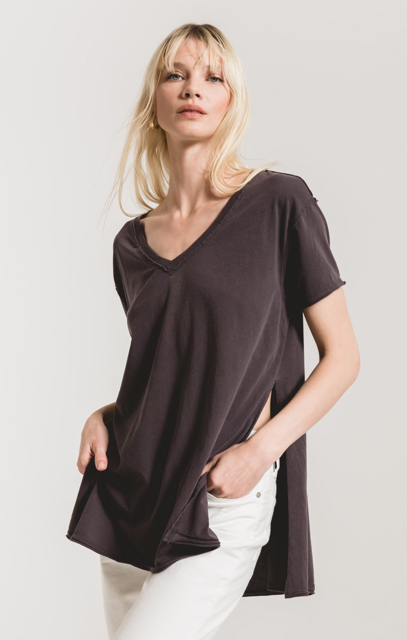 Z SUPPLY THE ORGANIC COTTON SIDESLIT TUNIC Z SUPPLY THE ORGANIC COTTON SIDESLIT TUNIC