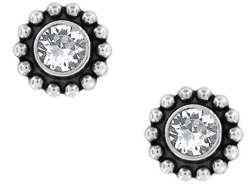 BRIGHTON TWINKLE MINI POST EARRINGS- SILVER