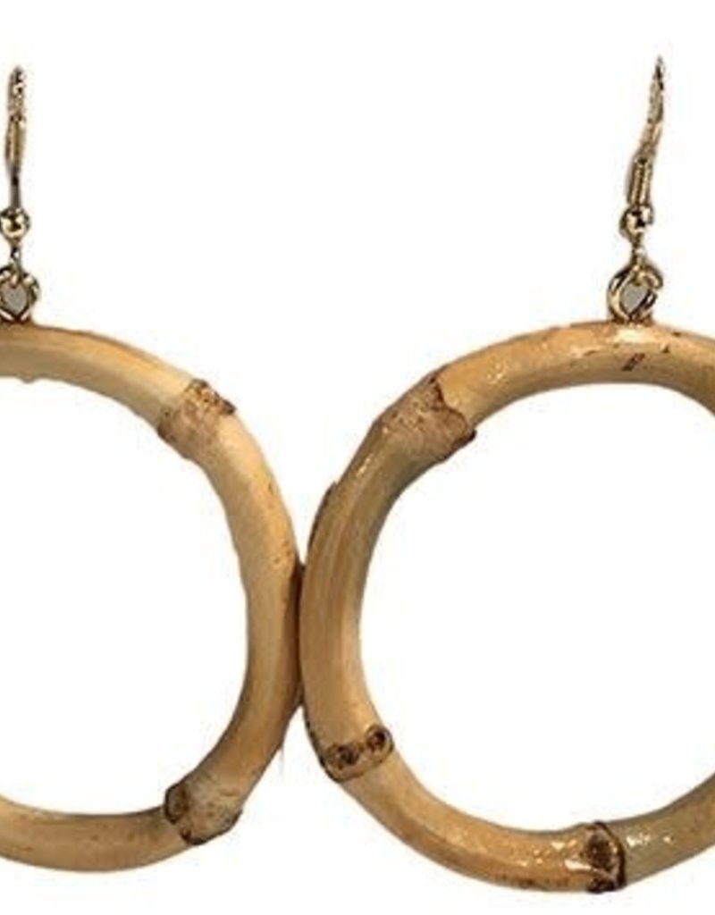 BAMBOO CIRCLE EARRINGS