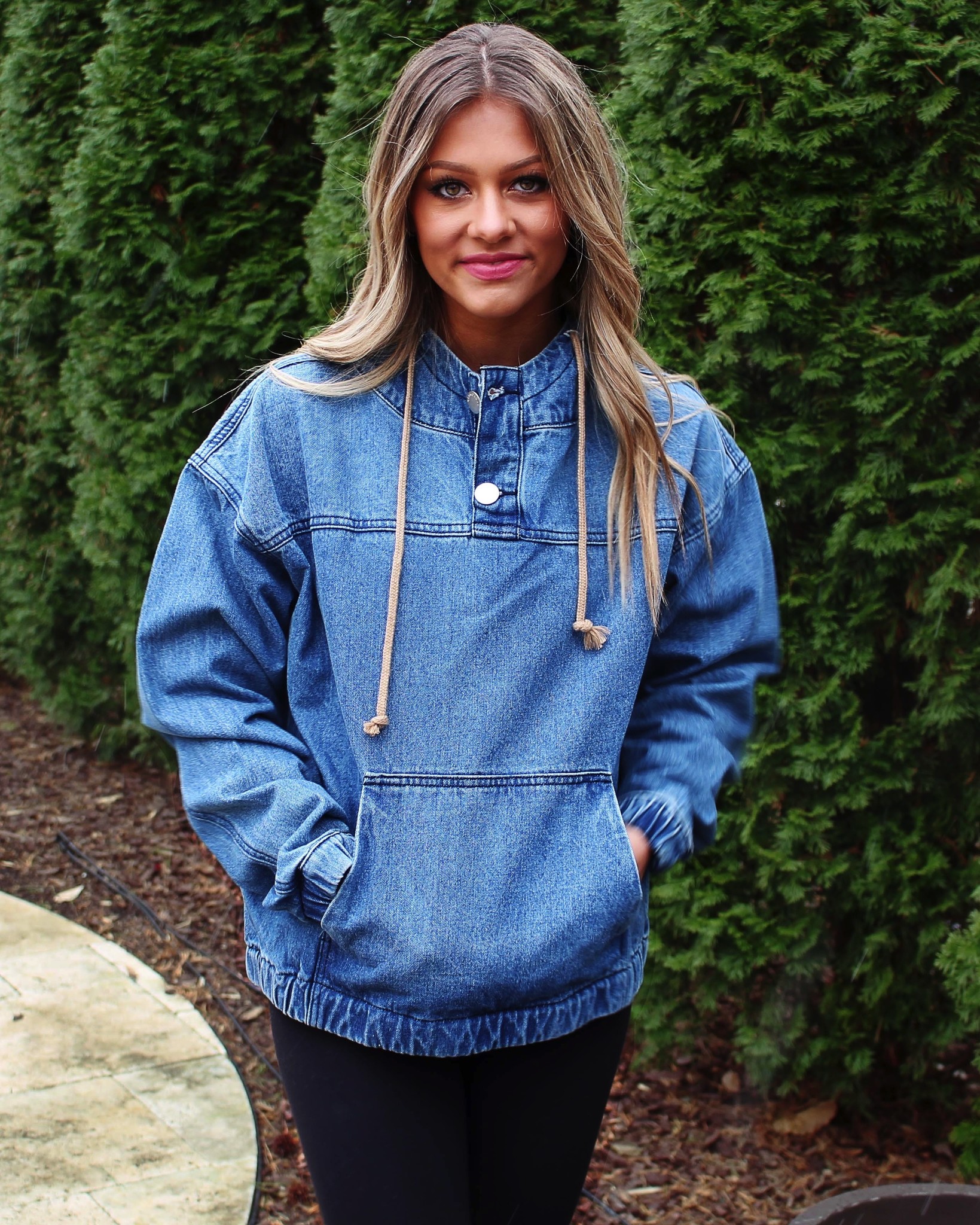 denim pullover jacket denim pullover jacket