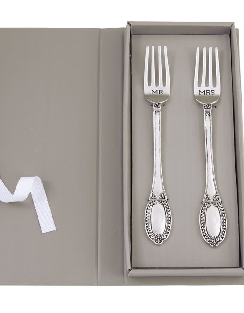 MUD PIE WEDDING MR & MRS FORKS