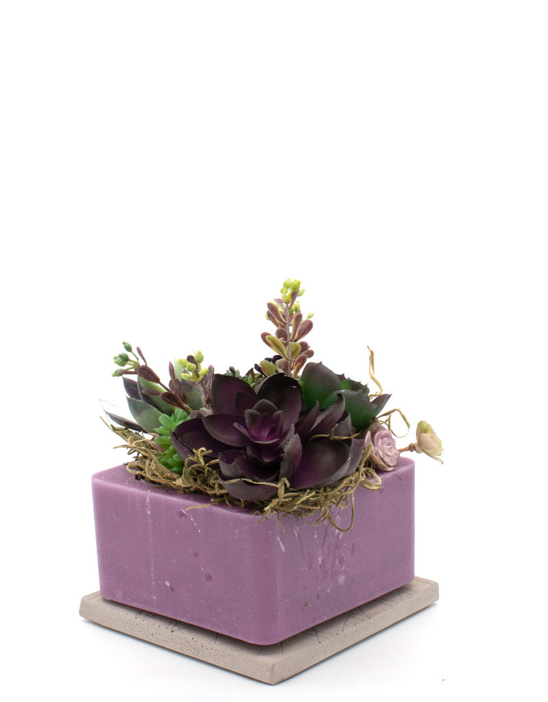 PURPLE SAGE GEO CUBE