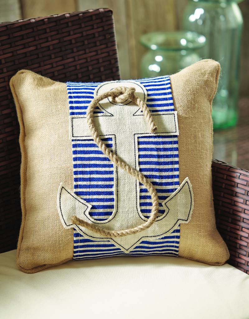 MUD PIE ANCHOR PILLOW WRAP