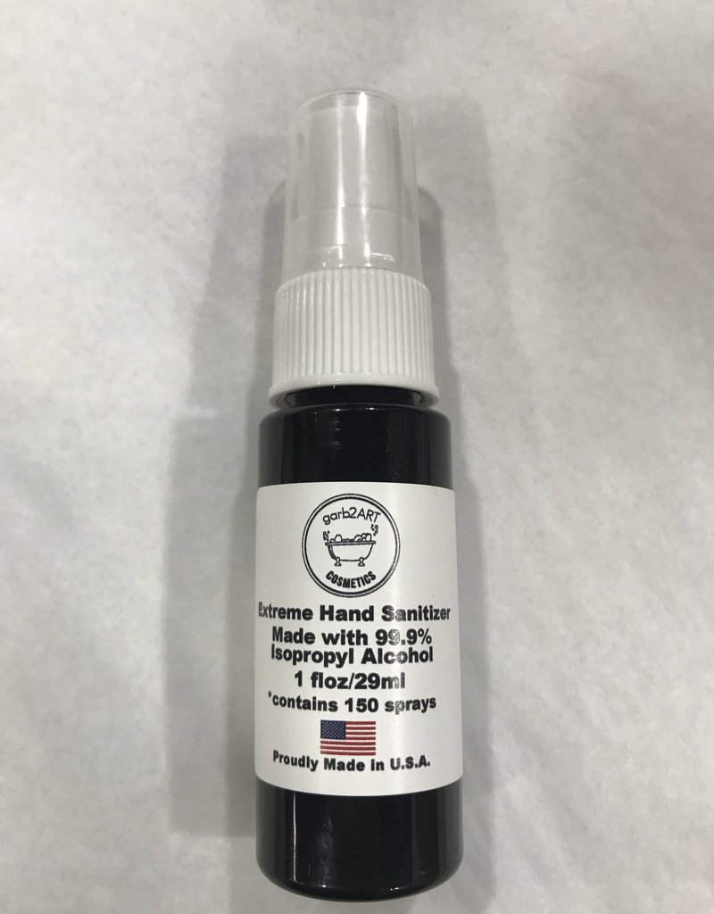 GARB2ART HAND SANITIZER 99.9% PURSE SPRAY