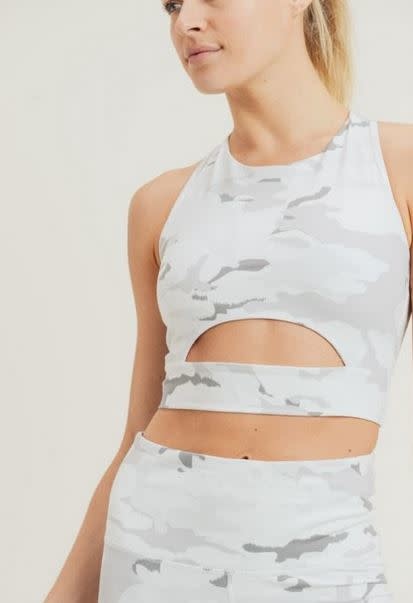 MONO B SNOW CAMO SPORTS BRA MONO B SNOW CAMO SPORTS BRA