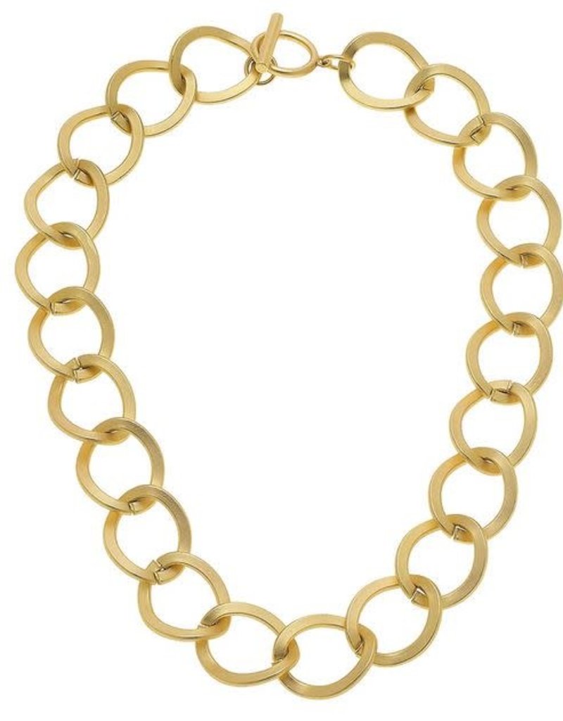 CANVAS LINNEA STATEMENT TOGGLE NECKLACE, GOLD