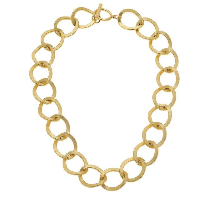 CANVAS LINNEA STATEMENT TOGGLE NECKLACE, GOLD CANVAS LINNEA STATEMENT TOGGLE NECKLACE, GOLD